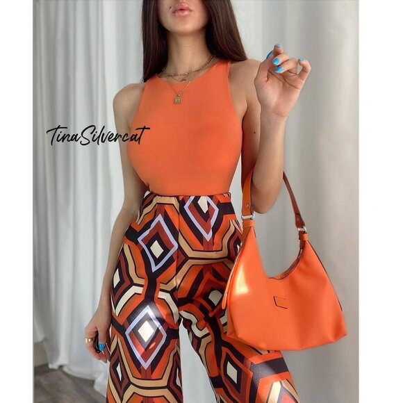 BLOGGER'S FAVE! Zara Retro High Waisted Culottes NWT - Picture 12 of 17